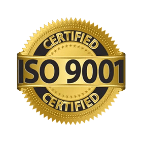 Approved ISO 9001 compliant manufacturing